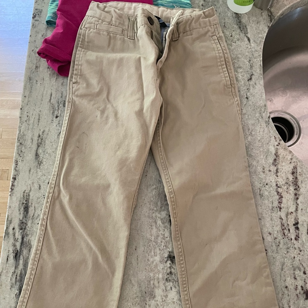 Boys size 10 slim fit khaki pants